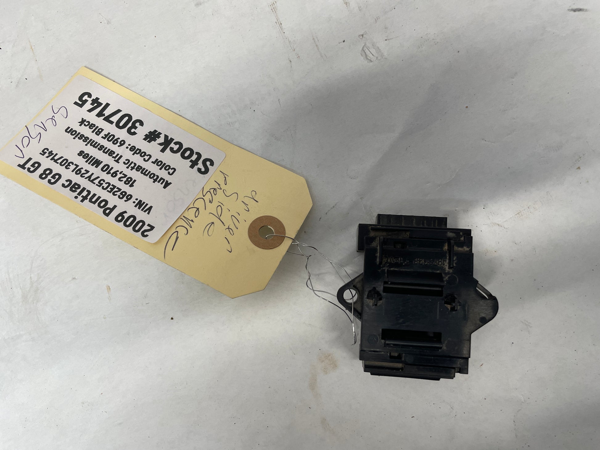 2009 Pontiac G8 GT LH Driver Seat Controller Module W.E.T. Automotive Systems OEM - Day's Parts Yard