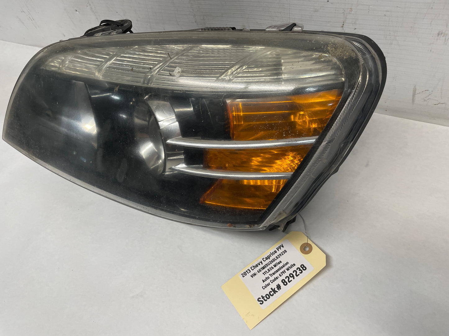 2013 Chevy Caprice PPV LH Driver Head Light Headlight Lamp OEM