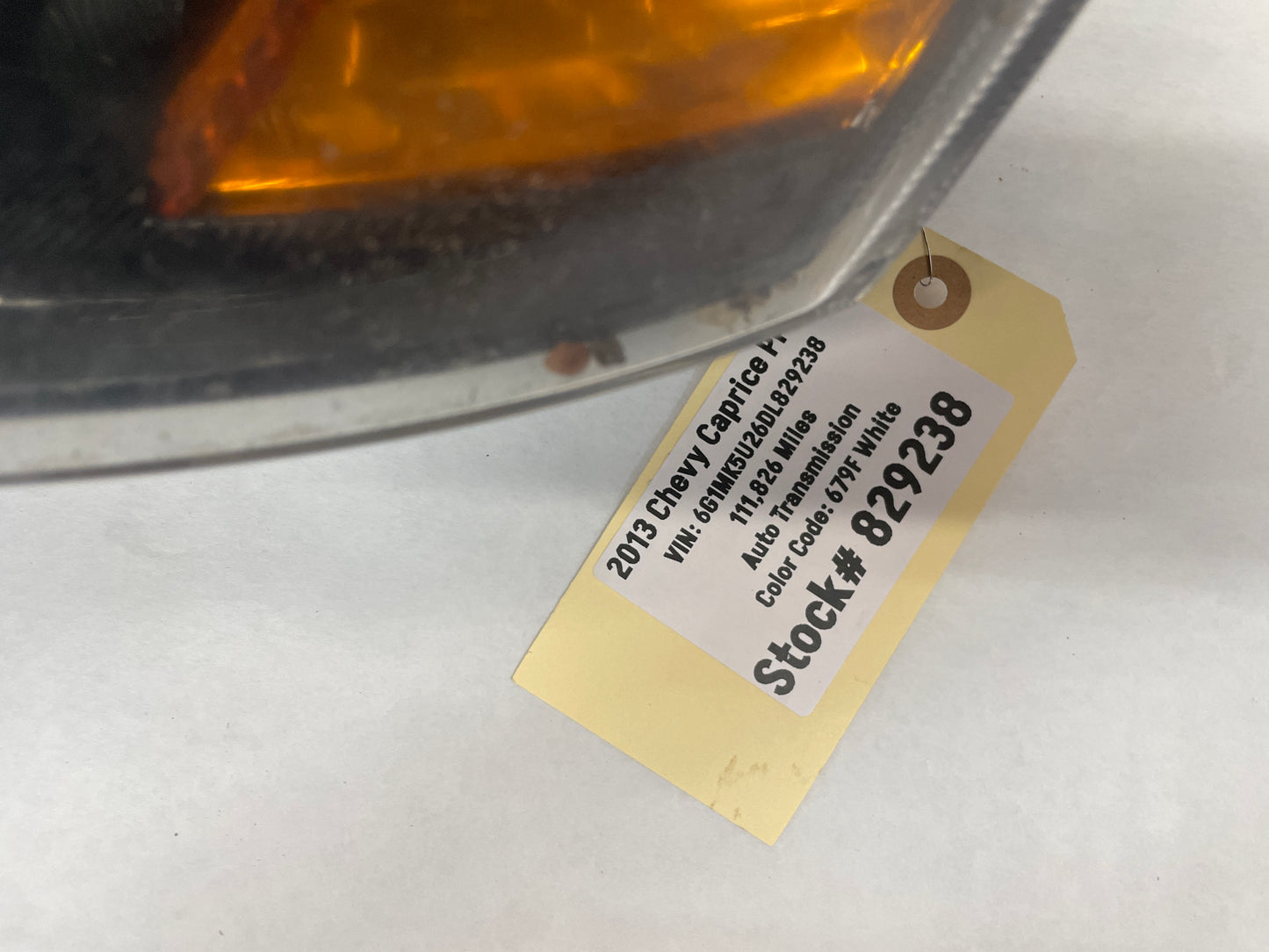 2013 Chevy Caprice PPV LH Driver Head Light Headlight Lamp OEM