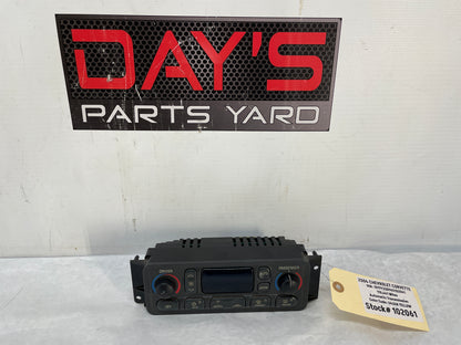 2004 Chevy C5 Corvette Dual Zone Temperature HVAC Dash Climate Control Unit Switch Panel OEM - Day's Parts Yard