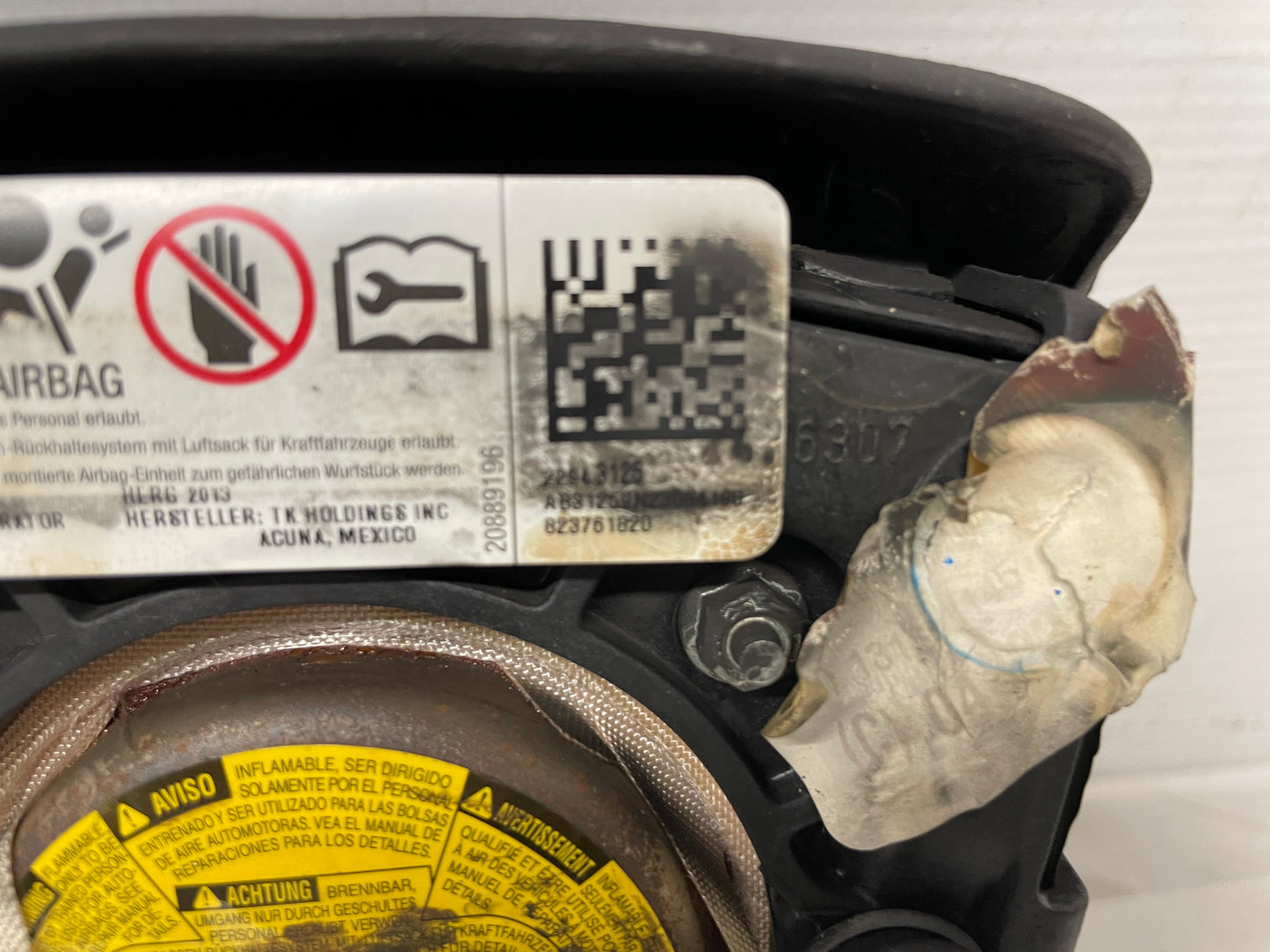 2013 Chevy Camaro ZL1 Steering Wheel Air Bag Airbag OEM