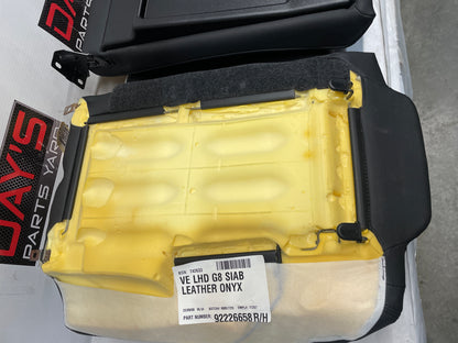 2009 Pontiac G8 Seats Fronts and Rears Black Leather OEM - Day's Parts Yard