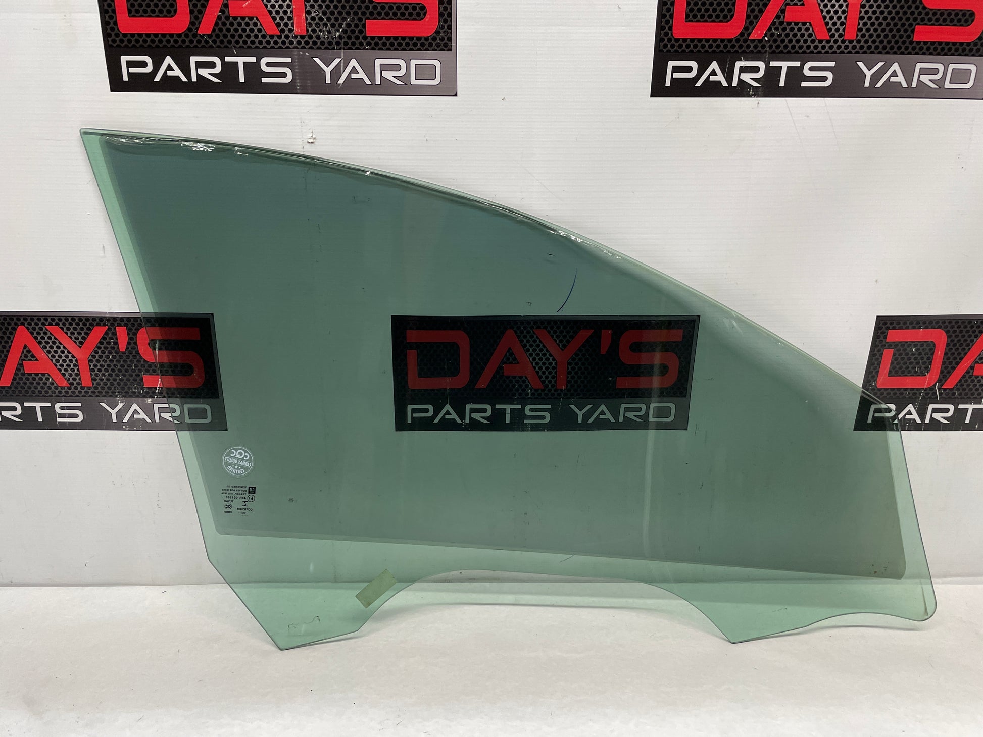 2014 Chevy SS Sedan LH Driver Front Door Window Glass OEM - Day's Parts Yard