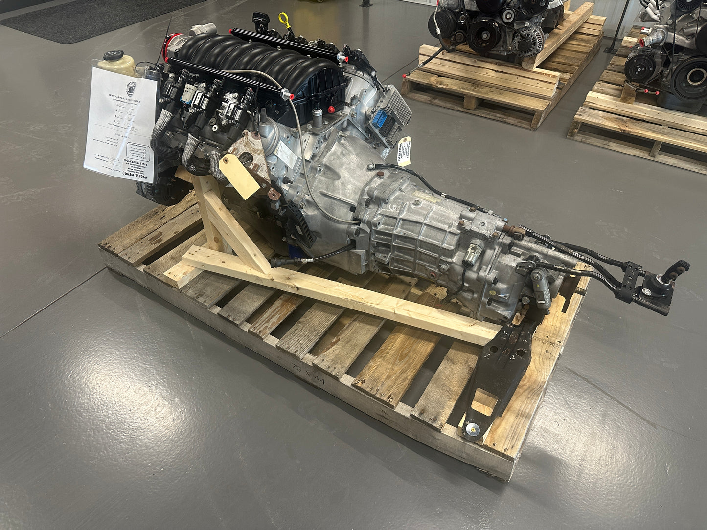 6.0 LS2 Engine T56 6 Speed Manual Transmission Drivetrain Pullout 450HP 15k Miles