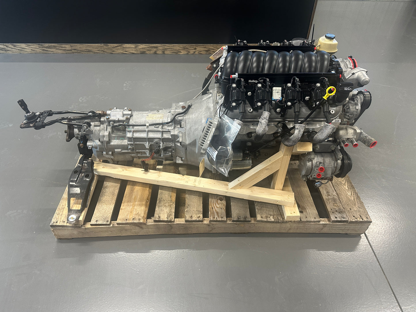 6.0 LS2 Engine T56 6 Speed Manual Transmission Drivetrain Pullout 450HP 15k Miles
