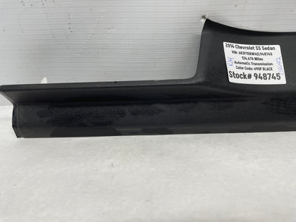 2014 Chevy SS Sedan RH Passenger Front Door Scuff Sill Plate Panel Trim OEM - Day's Parts Yard