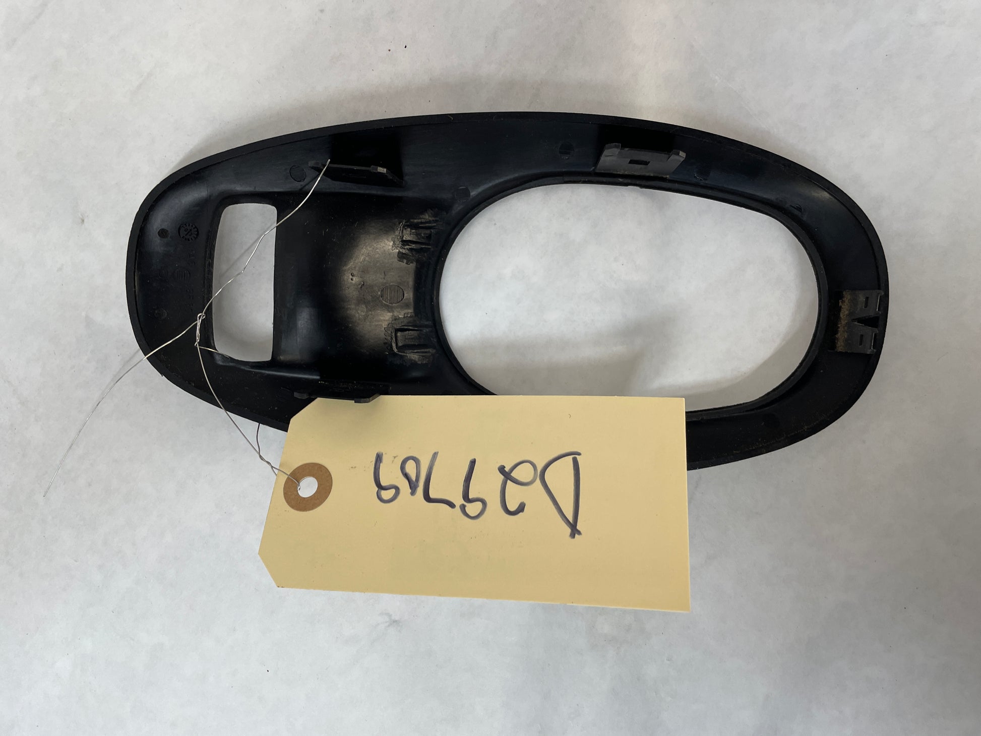 2004 Chevy C5 Corvette LH Driver Interior Door Handle Inner Trim Bezel Frame OEM - Day's Parts Yard