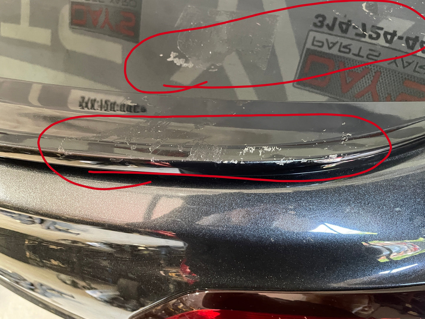 2017 Chevy SS Sedan Trunk Deck Lid Spoiler Wing OEM