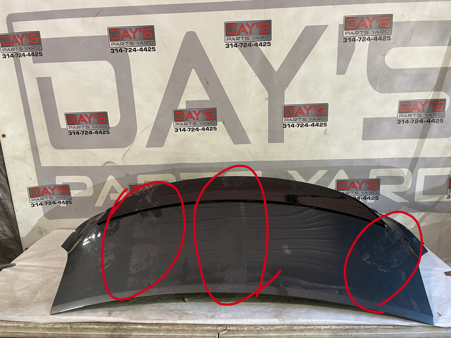 2017 Chevy SS Sedan Trunk Deck Lid Spoiler Wing OEM