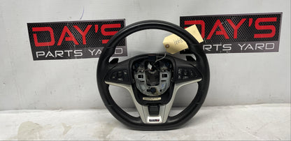 2013 Chevy Camaro ZL1 Steering Wheel w/ Buttons Black Leather OEM