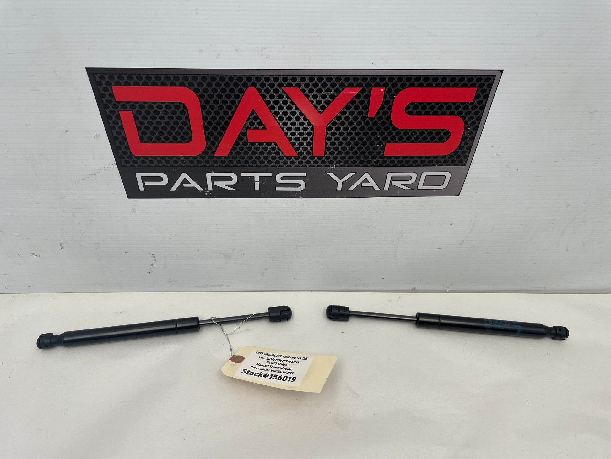 2015 Chevy Camaro SS Trunk Deck Lid Support Shocks OEM - Day's Parts Yard
