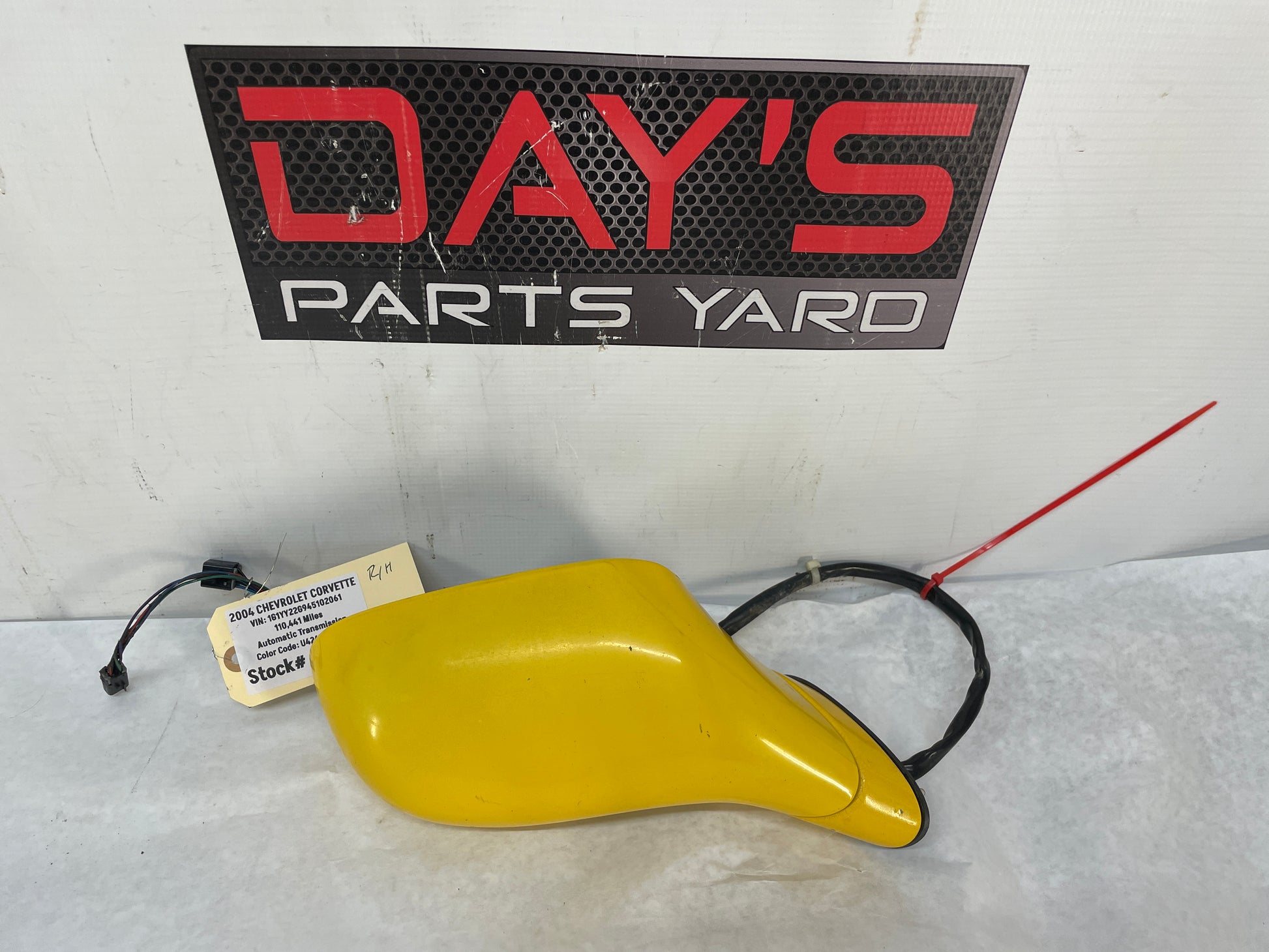 2004 Chevy C5 Corvette RH Passenger Exterior Out Side Mirror w/ Memory OEM - Day's Parts Yard