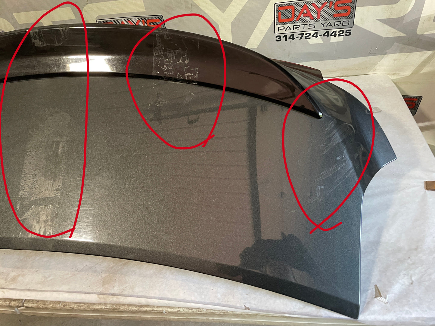 2017 Chevy SS Sedan Trunk Deck Lid Spoiler Wing OEM