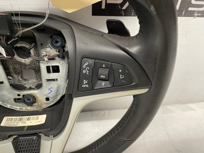 2013 Chevy Camaro ZL1 Steering Wheel w/ Buttons Black Leather OEM
