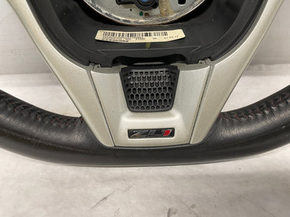 2013 Chevy Camaro ZL1 Steering Wheel w/ Buttons Black Leather OEM