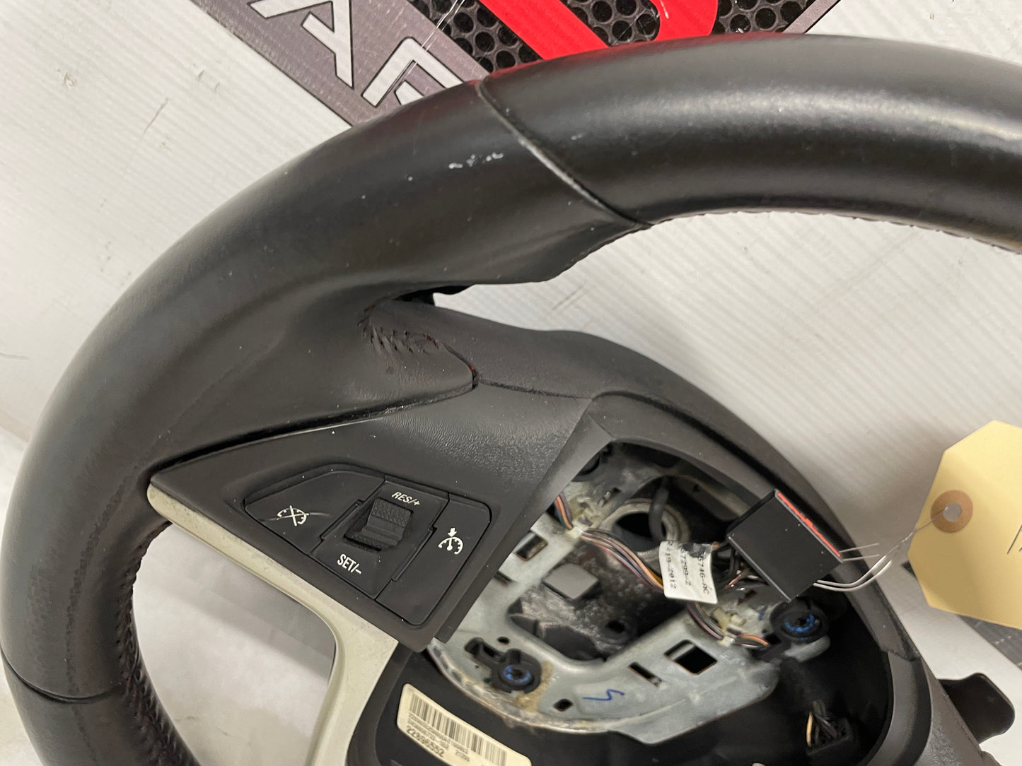 2013 Chevy Camaro ZL1 Steering Wheel w/ Buttons Black Leather OEM