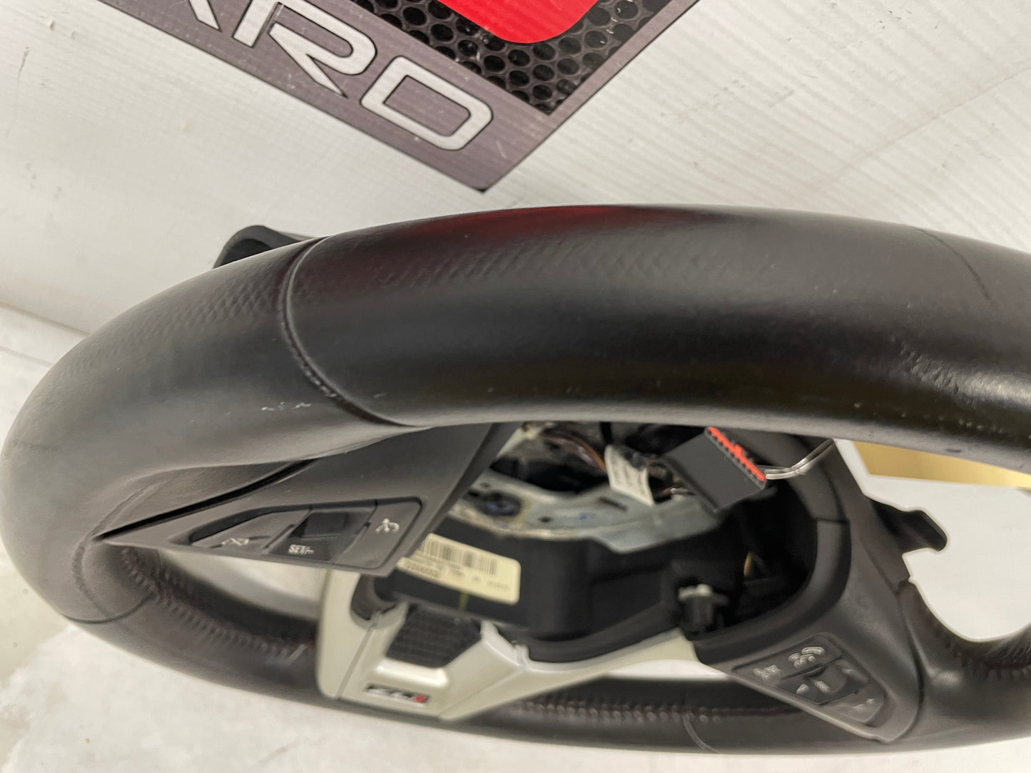 2013 Chevy Camaro ZL1 Steering Wheel w/ Buttons Black Leather OEM