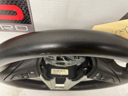 2013 Chevy Camaro ZL1 Steering Wheel w/ Buttons Black Leather OEM
