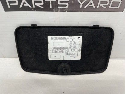 2014 Chevy SS Sedan Battery Stowage Access Hole Door Felt Trim Cover OEM - Day's Parts Yard
