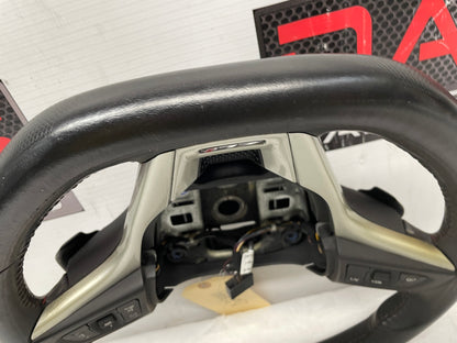 2013 Chevy Camaro ZL1 Steering Wheel w/ Buttons Black Leather OEM