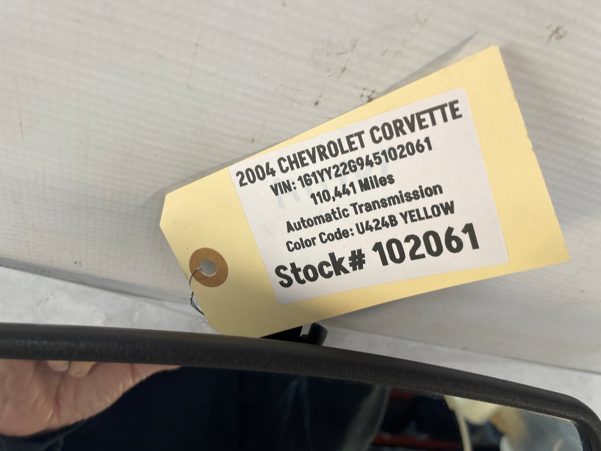 2004 Chevy C5 Corvette Rearview Rear View Mirror Auto Adjust OEM - Day's Parts Yard