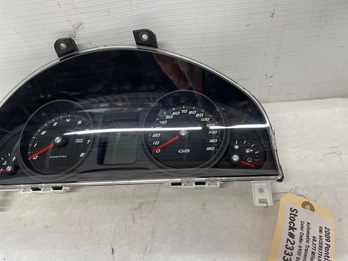 2009 Pontiac G8 Gauge Cluster Speedometer Instrument Cluster OEM - Day's Parts Yard