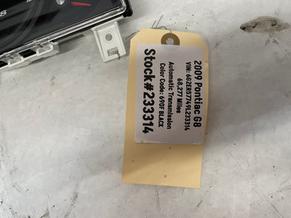 2009 Pontiac G8 Gauge Cluster Speedometer Instrument Cluster OEM - Day's Parts Yard