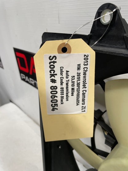 2013 Chevy Camaro ZL1 Dual Electric Radiator Cooling Fans OEM