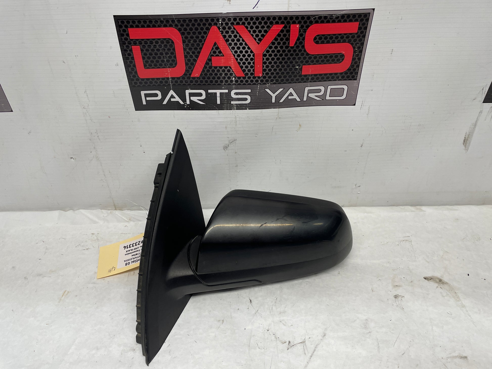 2009 Pontiac G8 LH Driver Exterior Side Door Mirror OEM - Day's Parts Yard