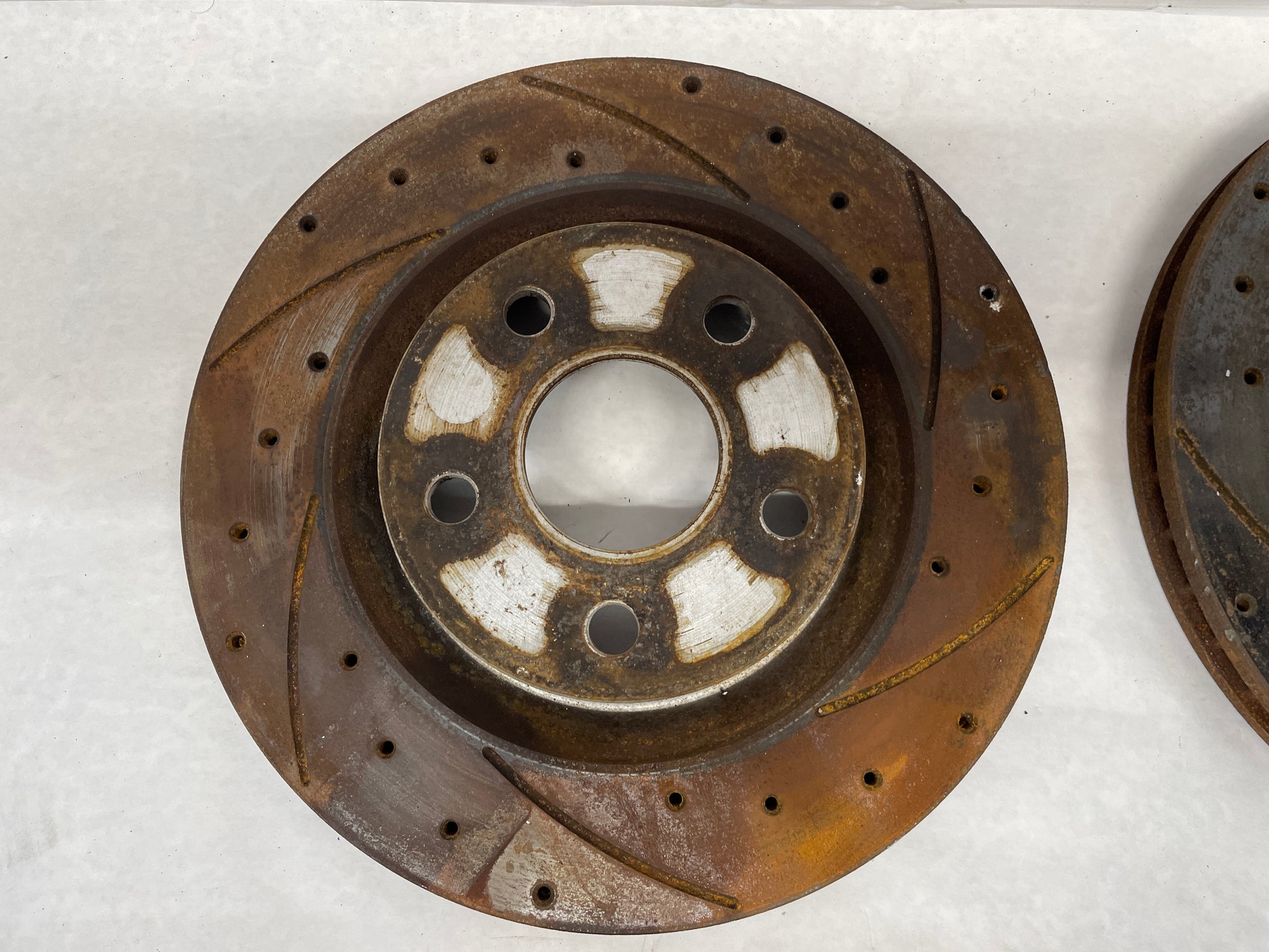 2009 Pontiac G8 GT Drilled and Slotted Rotors - Day's Parts Yard