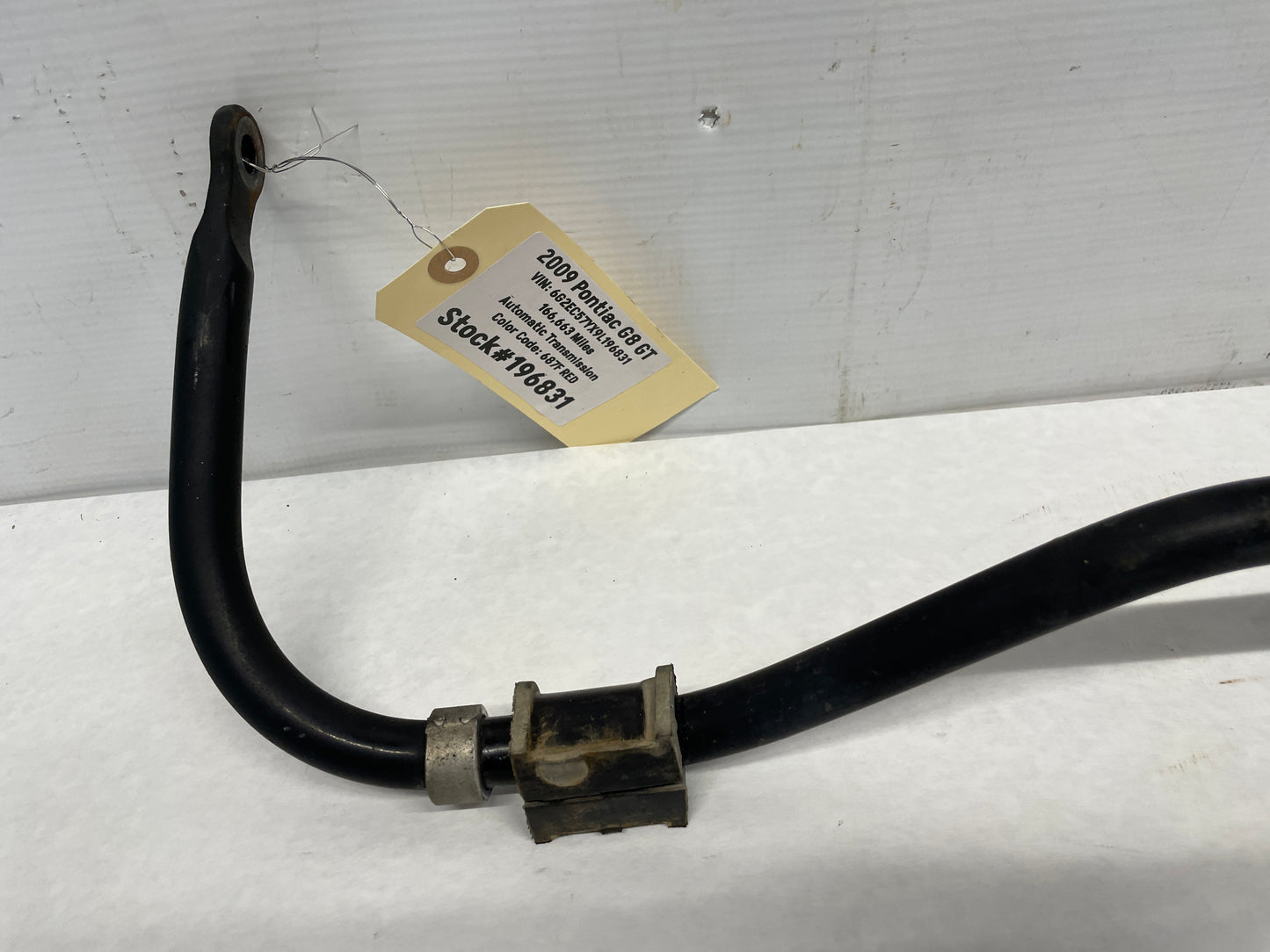 2009 Pontiac G8 GT Rear Suspension Stabilizer Sway Bar OEM - Day's Parts Yard