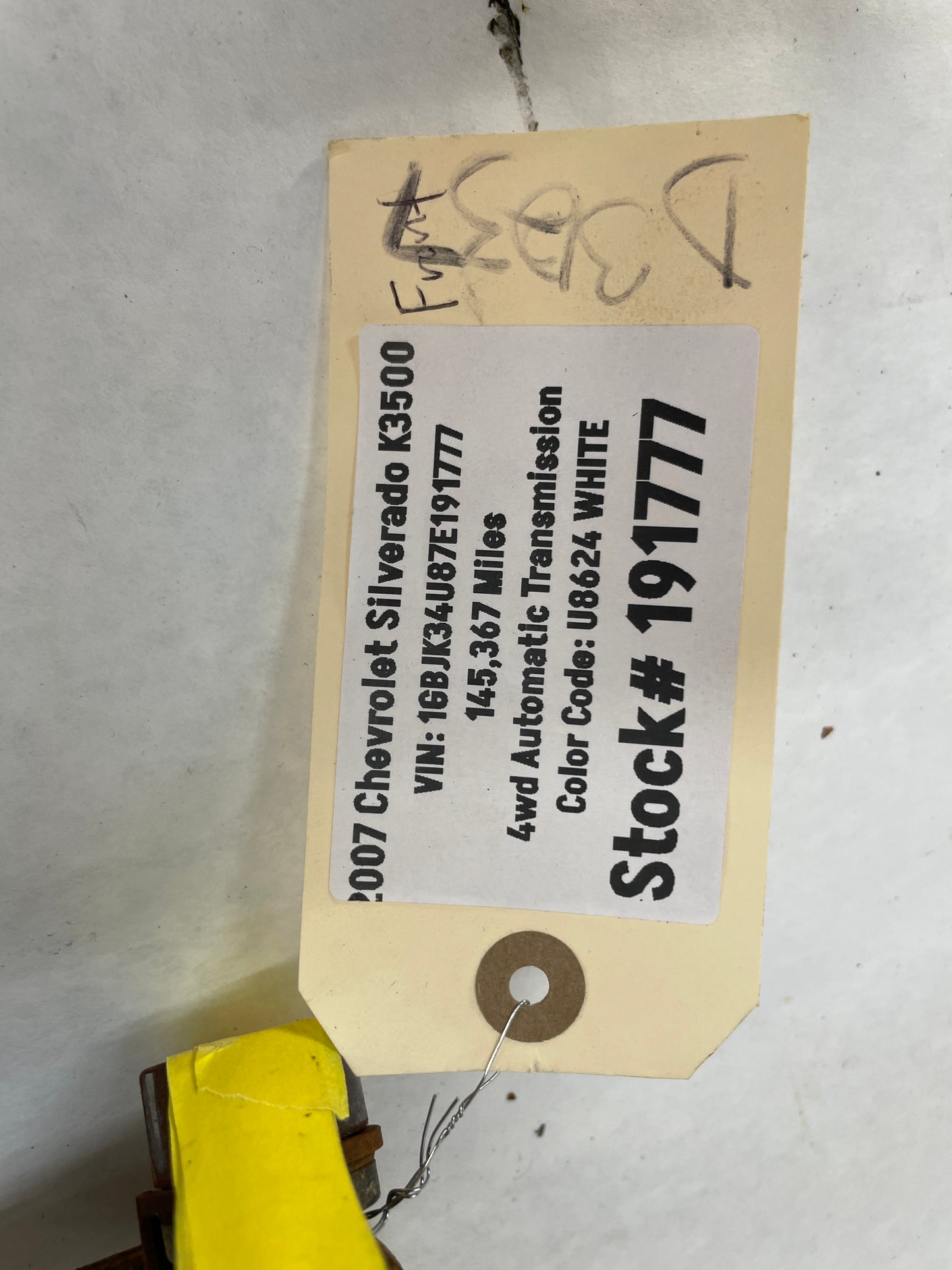 2007Chevy Silverado K3500 Front Drive Prop Shaft Driveshaft Assembly OEM - Day's Parts Yard