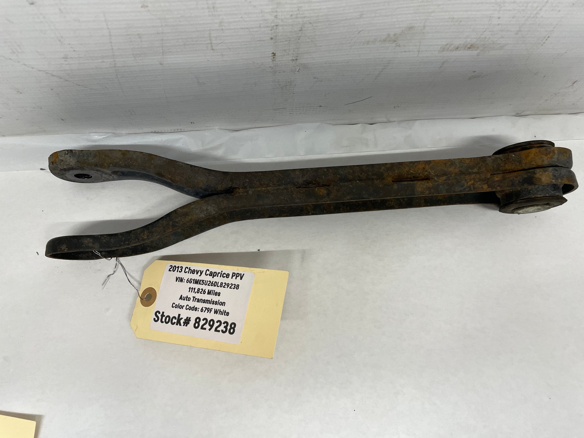 2013 Chevy Caprice PPV LH Driver Rear Suspension Trailing Control Arm Link OEM - Day's Parts Yard