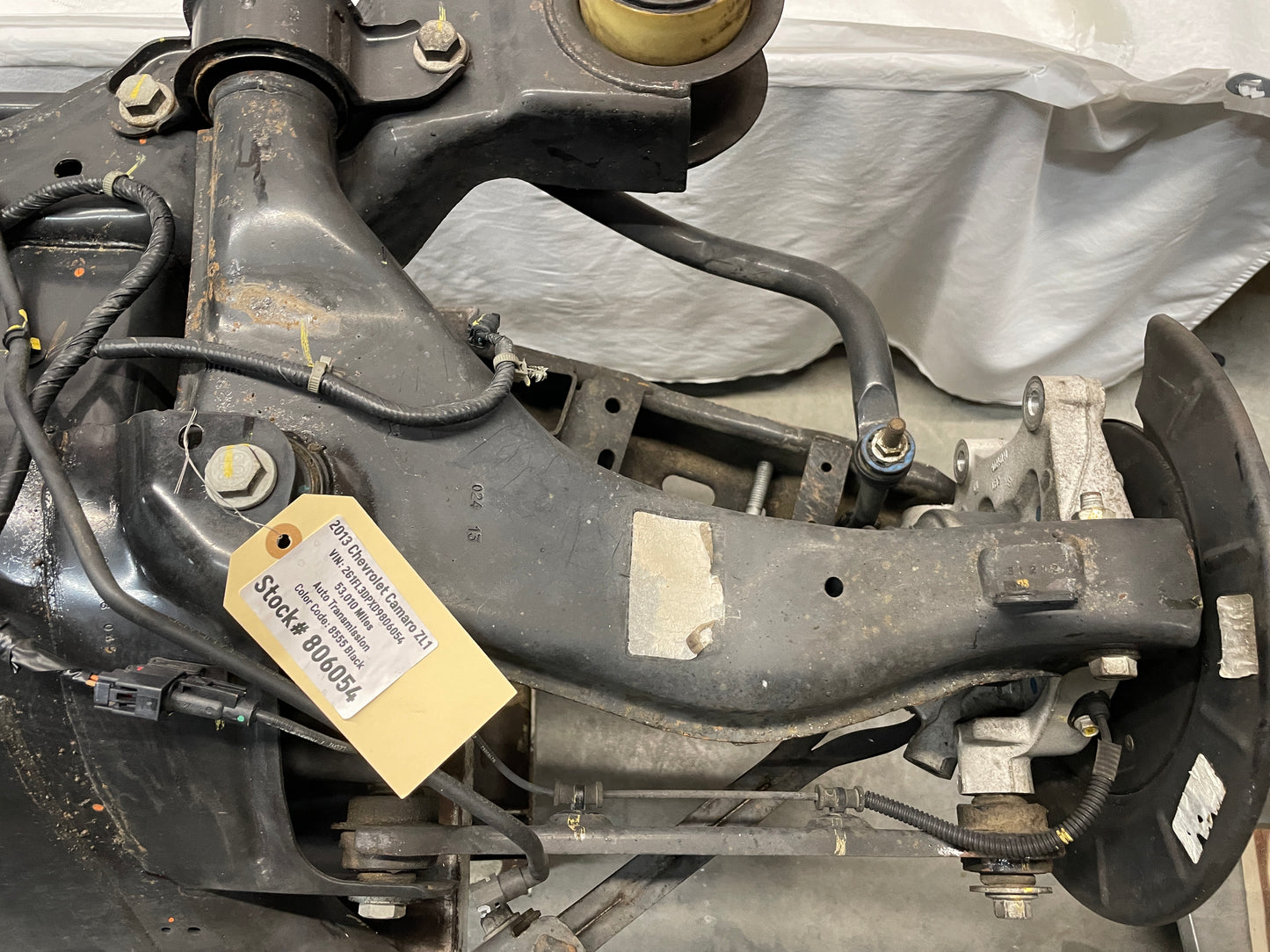 2013 Chevy Camaro ZL1 Rear Axle Suspension Cradle Subframe Differential 3.23 LSD OEM