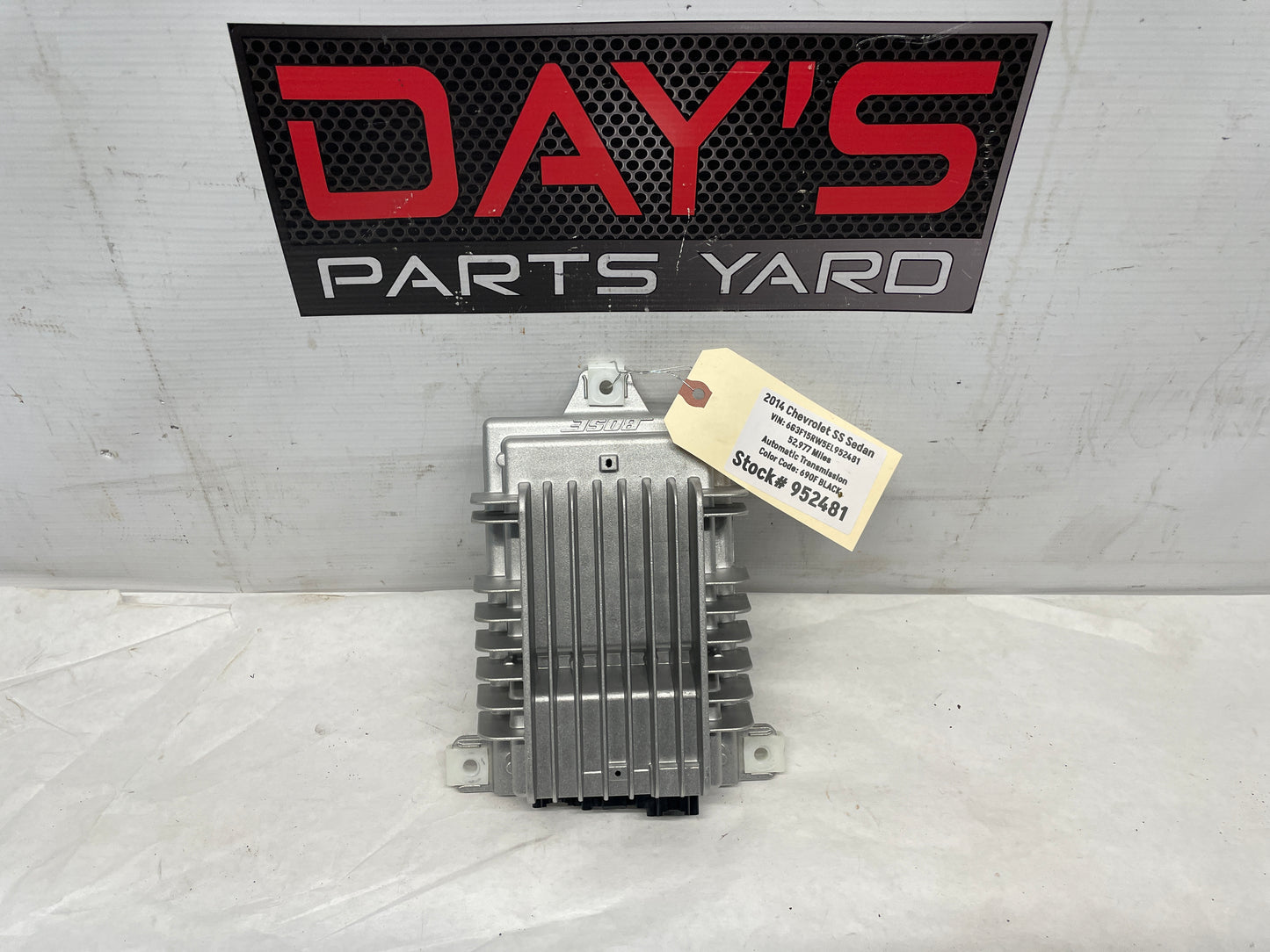 2014 Chevy SS Sedan Bose Radio Stereo Speaker Amplifier OEM - Day's Parts Yard