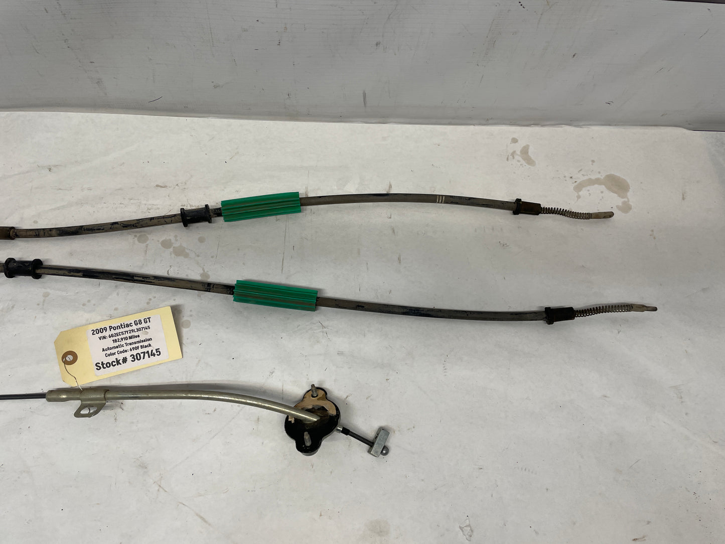 2009 Pontiac G8 GT Emergency E Brake Lines Cables Kit OEM