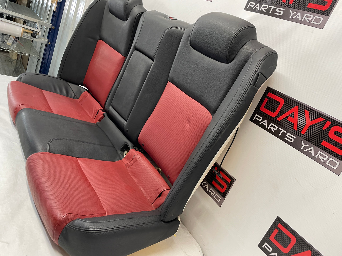 2009 Pontiac G8 GT Rear Seats Red & Black Leather OEM - Day's Parts Yard