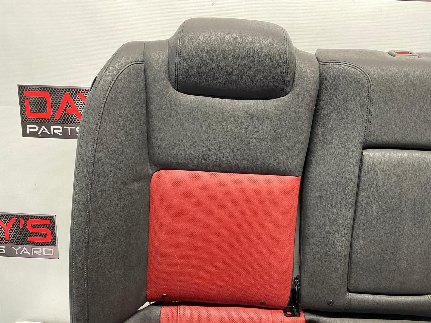 2009 Pontiac G8 GT Rear Seats Red & Black Leather OEM - Day's Parts Yard