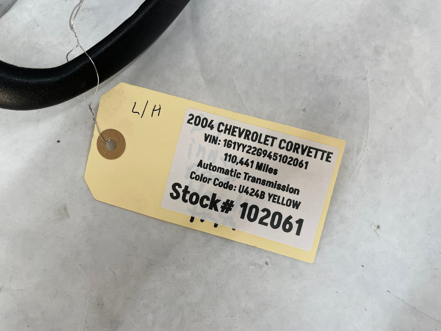 2004 Chevy C5 Corvette LH Driver Interior Door Handle Bezel Trim Molding OEM - Day's Parts Yard