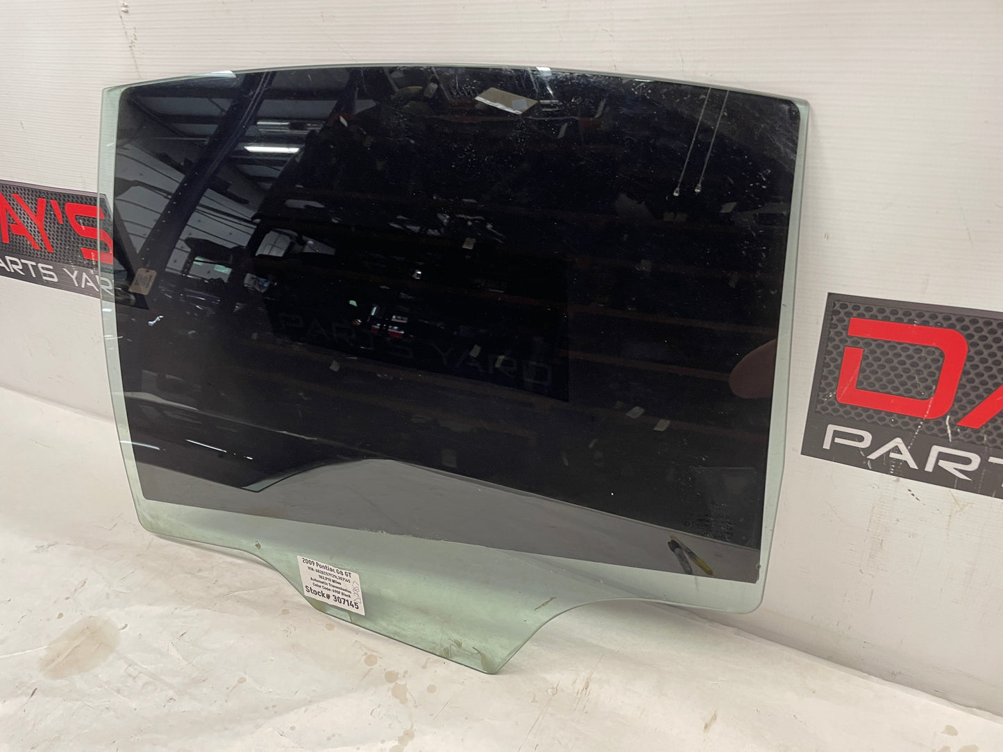 2009 Pontiac G8 GT LH Driver Rear Door Window Glass OEM