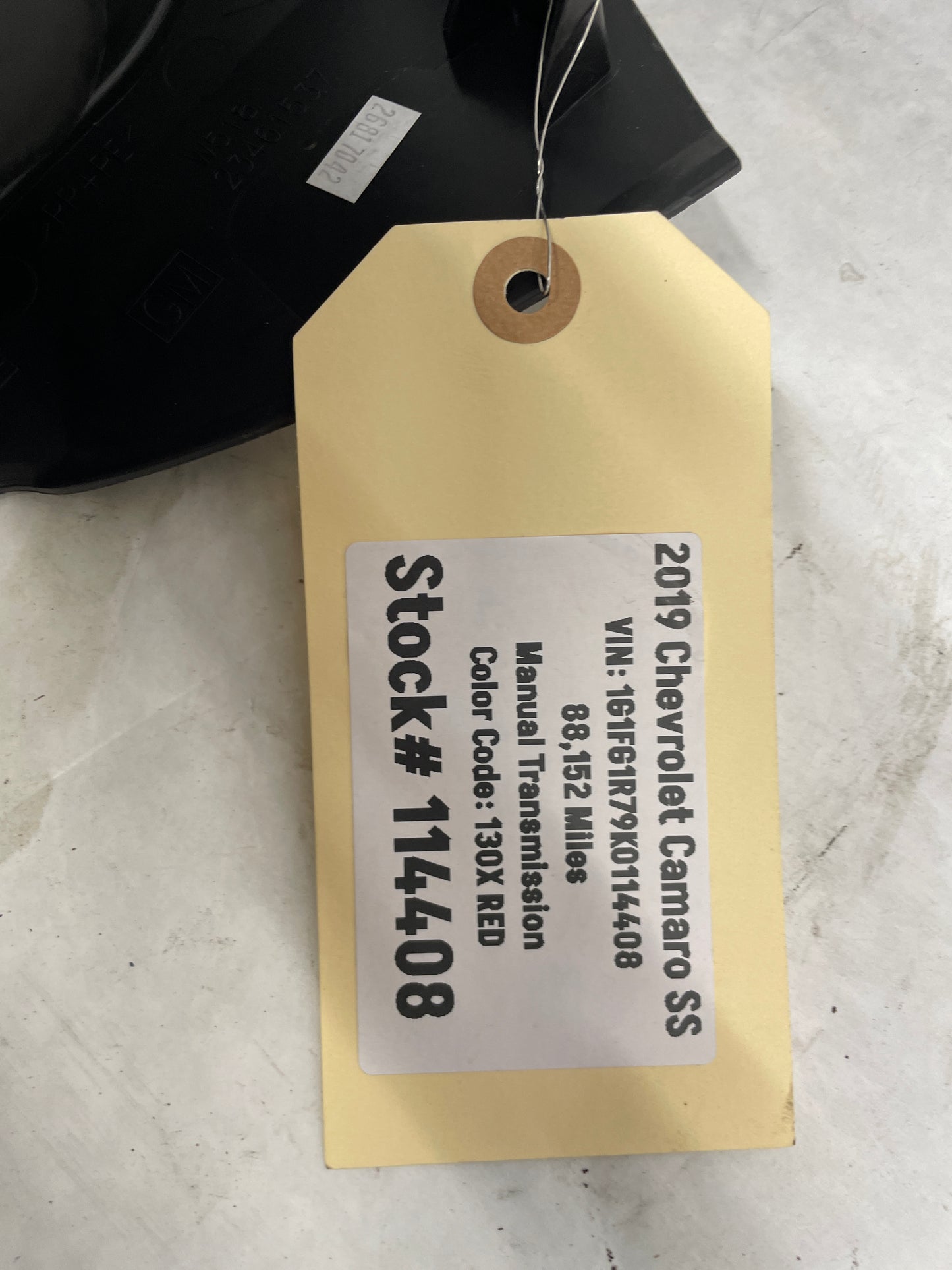 2019 Chevy Camaro SS Center Console Rear Storage Tray Compartment OEM