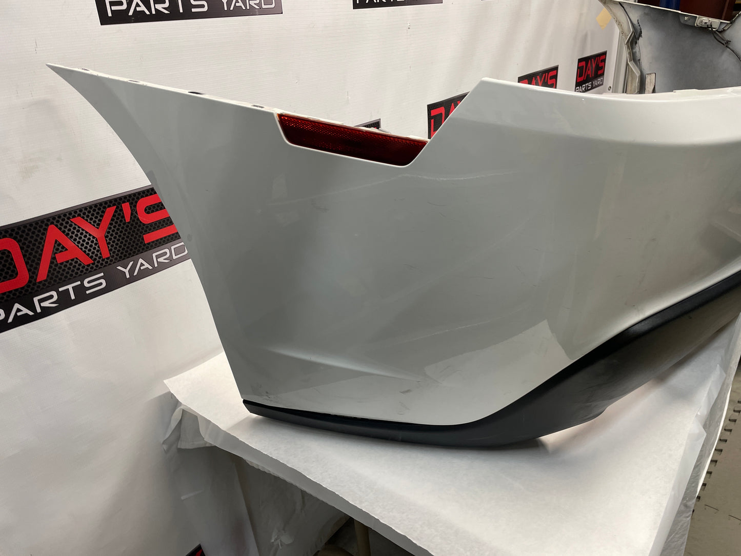 2015 Chevy Camaro SS Complete Rear Bumper Cover White OEM