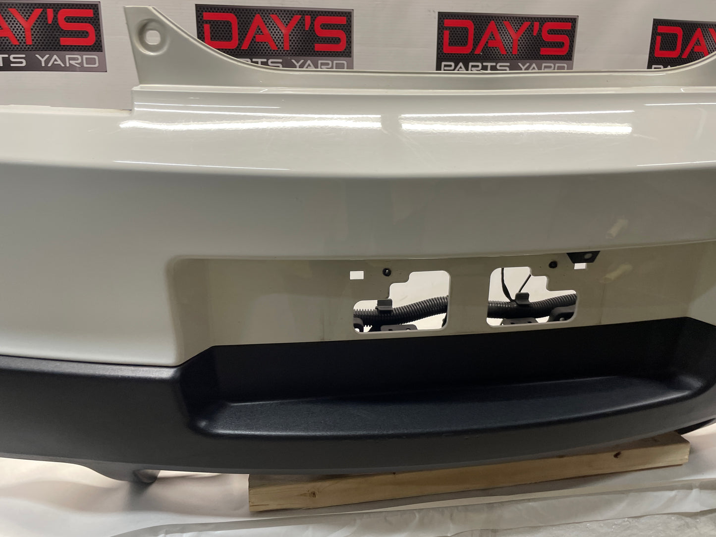 2015 Chevy Camaro SS Complete Rear Bumper Cover White OEM