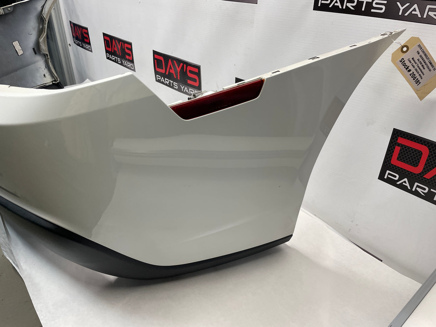 2015 Chevy Camaro SS Complete Rear Bumper Cover White OEM