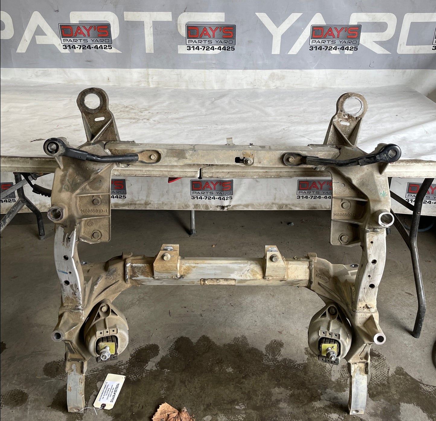 2020 Chevy Camaro SS Bare Front Suspension Engine Cradle K Member OEM