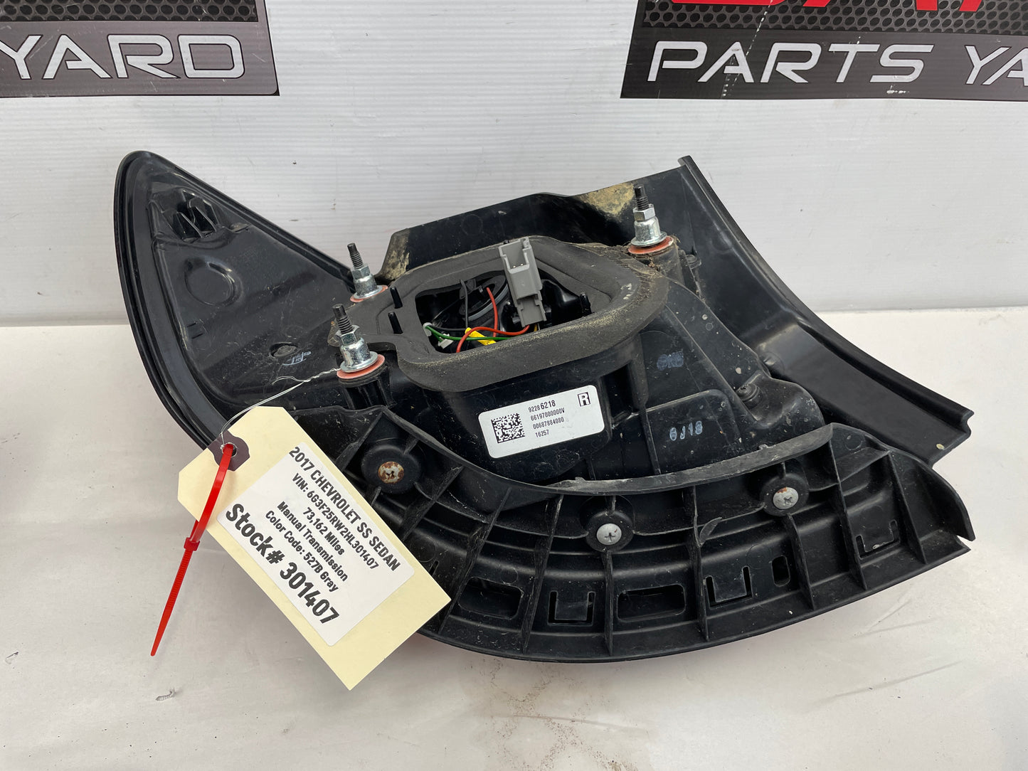 2017 Chevrolet SS Sedan RH & LH Tail Light Taillight Lamp OEM - Day's Parts Yard