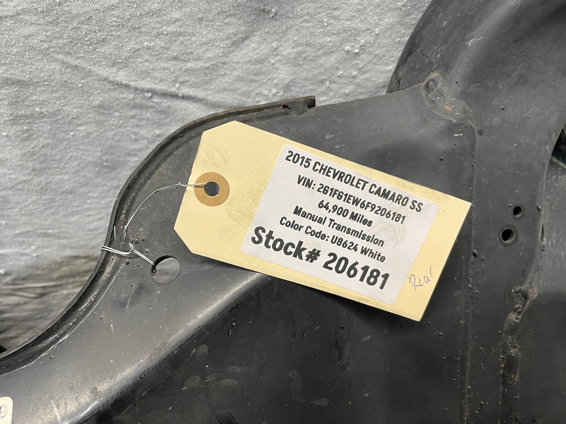 2015 Chevy Camaro SS  Bare Rear Cradle Sub Frame K Member OEM - Day's Parts Yard