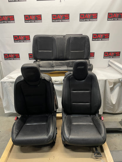 2010 Chevy Camaro SS Seats Front and Rear Black Leather OEM - Day's Parts Yard
