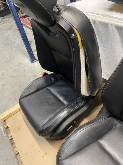 2010 Chevy Camaro SS Seats Front and Rear Black Leather OEM - Day's Parts Yard