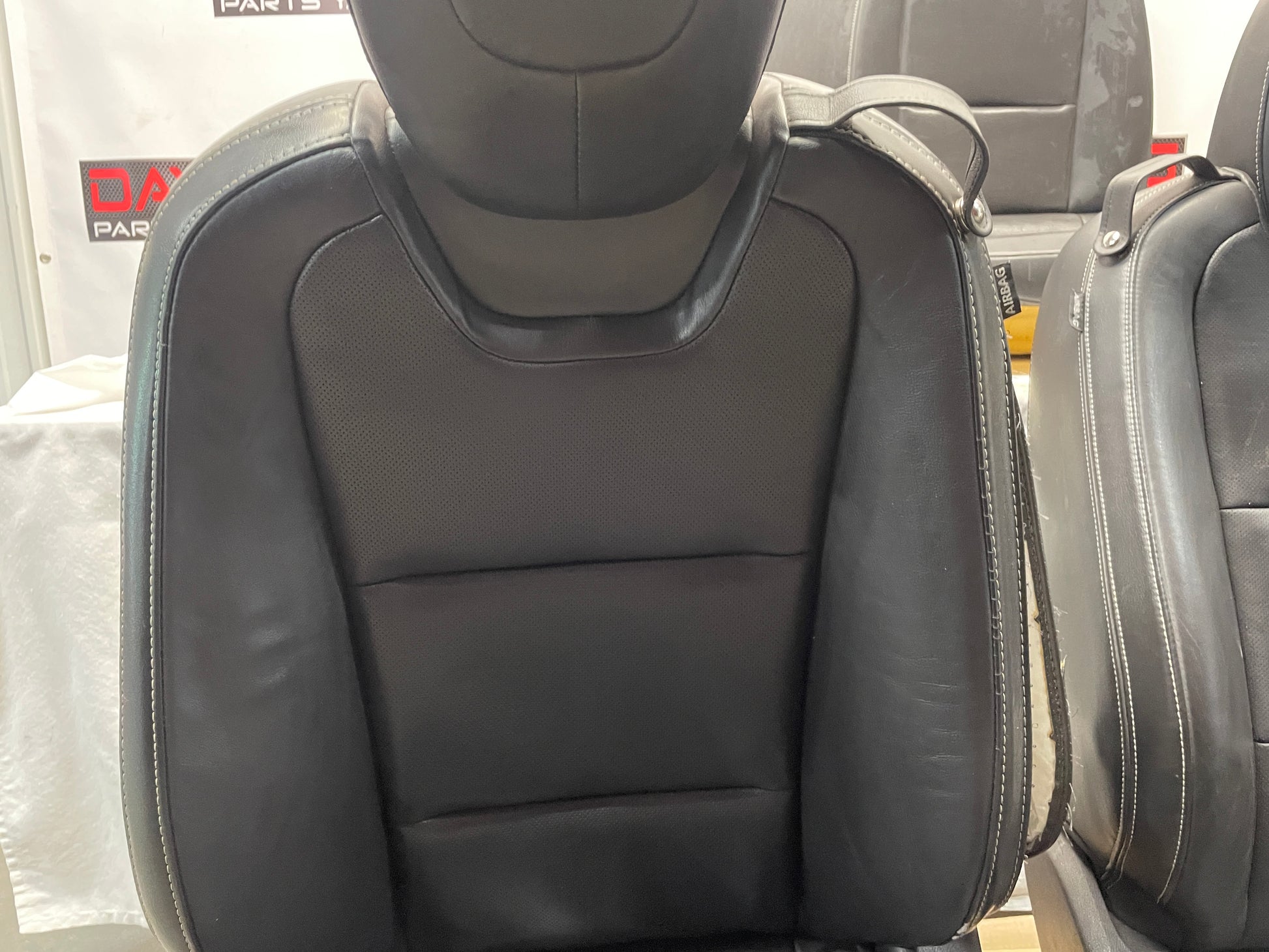 2010 Chevy Camaro SS Seats Front and Rear Black Leather OEM - Day's Parts Yard